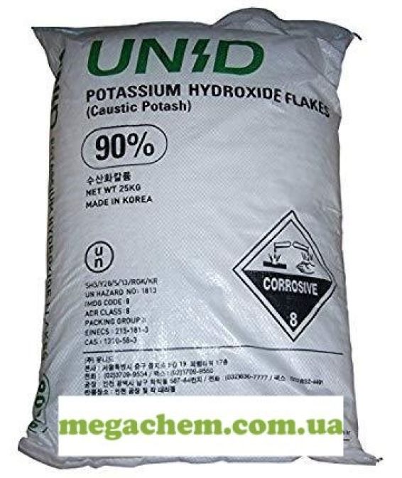 Гидроксид калия Е525